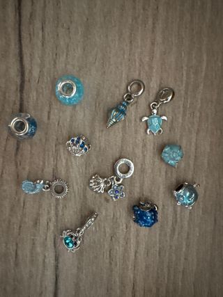 11 charms marinos estilo Pandora