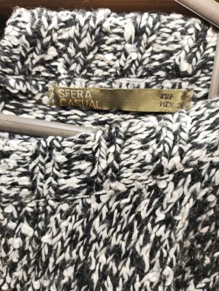 Jersey de punto con lazos en espalda