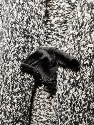 Jersey de punto con lazos en espalda