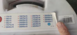 Cadenas de nieve para coche (varias medidas)