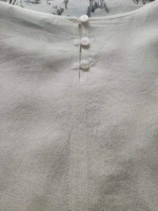 Blusa Massimo Dutti semitransparente