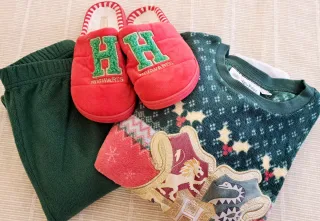 Pijama Polar Harry Potter y Zapatillas 36-37