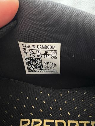 Zapatillas Adidas Predator Talla 40