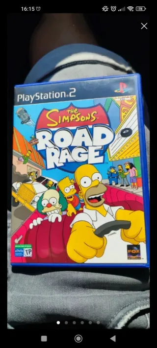 PS2 Simpsons Road Rage PAL Español