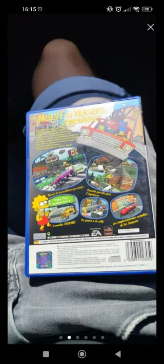 PS2 Simpsons Road Rage PAL Español