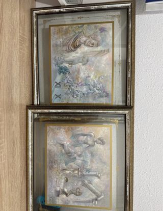 Set di quadri romani in cristallo 2