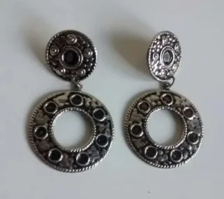 Pendientes largos vintage