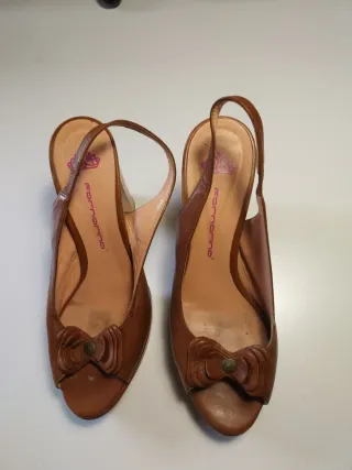 Tacones Fornarina Vintage Marrones Talla 38