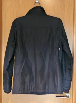 Cazadora Benetton Negra Hombre