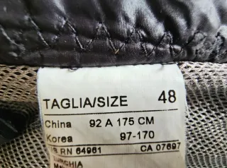 Cazadora Benetton Negra Hombre