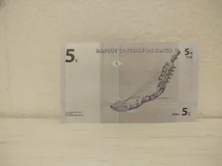 Billete 5 Centimes Congo 1997