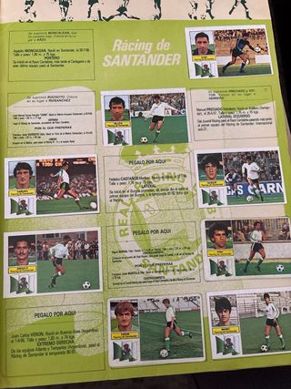 Álbum Liga 82-83 Colección Cromos