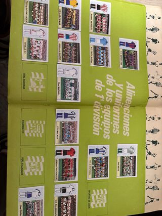 Álbum Liga 82-83 Colección Cromos