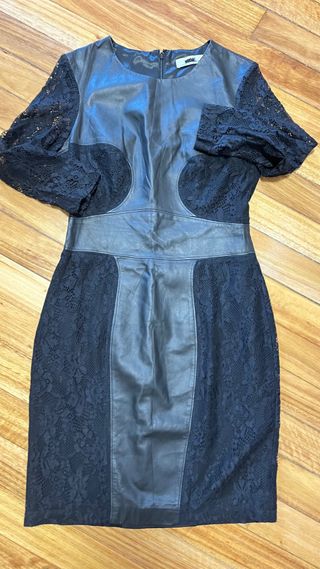 Vestido Roberto Rodríguez Piel Negro