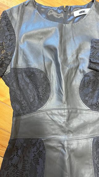 Vestido Roberto Rodríguez Piel Negro