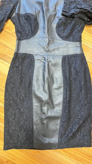 Vestido Roberto Rodríguez Piel Negro