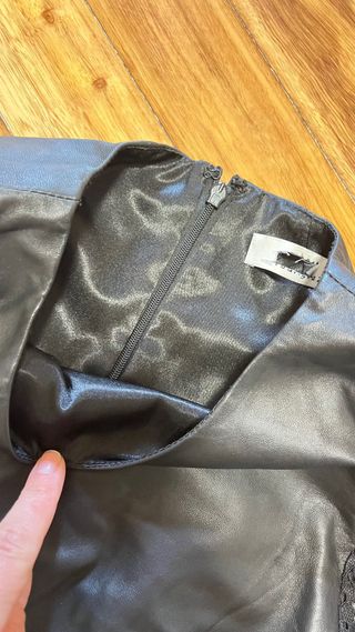 Vestido Roberto Rodríguez Piel Negro