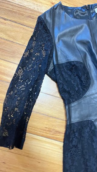 Vestido Roberto Rodríguez Piel Negro