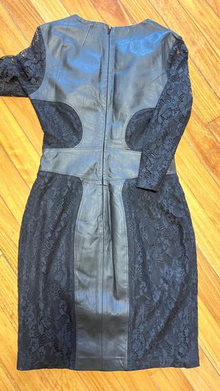 Vestido Roberto Rodríguez Piel Negro