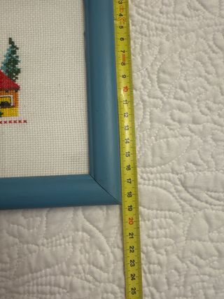 4 Cuadros Punto Cruz Artesanales