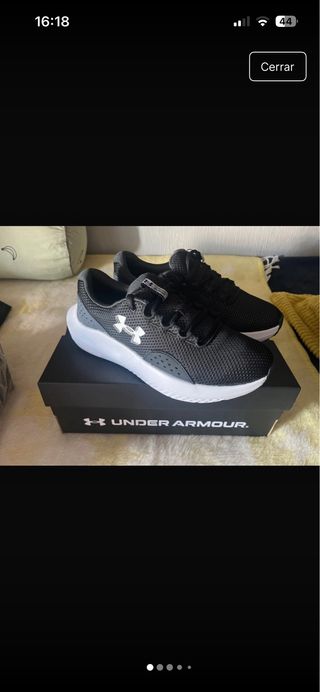 Botines Under Armour Negro/blanco