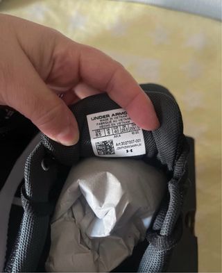 Botines Under Armour Negro/blanco