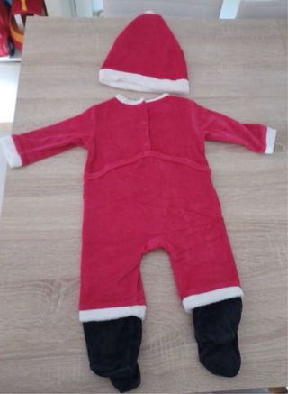 Disfraz Papá Noel bebé con gorro