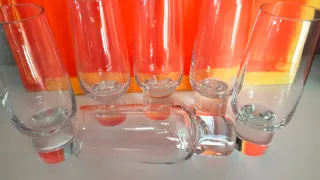 6 bicchieri Alti cocktail vintage anni 70