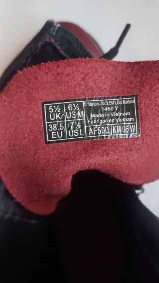Botas Dr. Martens granate