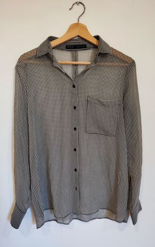 Blusa Zara Estampada Talla M