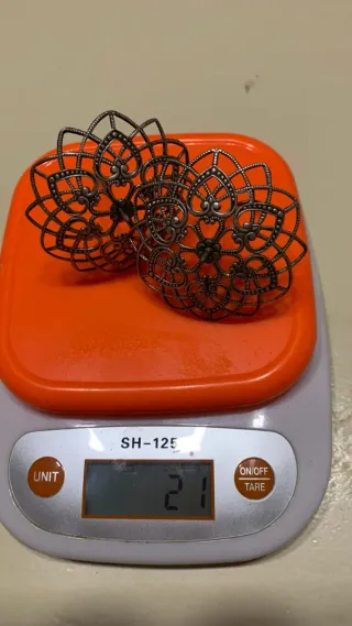 Mini ombrellini vintage argento 800