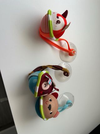 3 Bolsas Ducha Ventosa Juguete