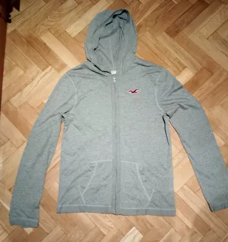 Sudadera Hollister Gris Talla M