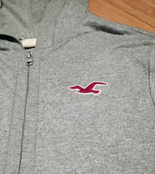 Sudadera Hollister Gris Talla M