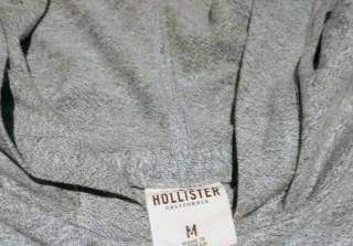 Sudadera Hollister Gris Talla M