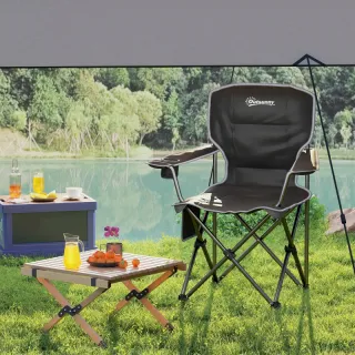 Silla de camping Outsunny plegable