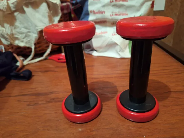 Mancuernas Rojas y Negras