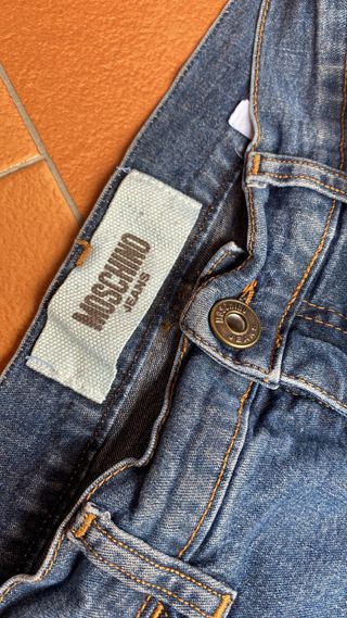 Jeans Moschino Donna Blu con Stelle