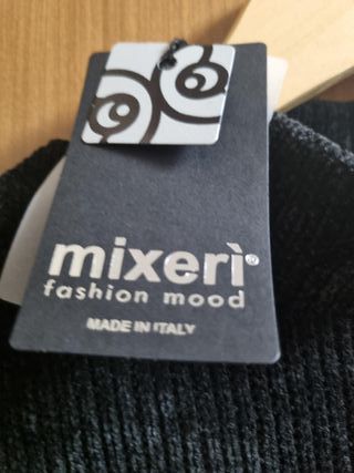 Abito in ciniglia mixerì nero taglia S