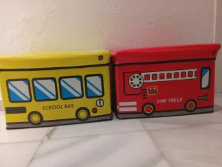 Bauli scolastici e dei vigili del fuoco per bambini