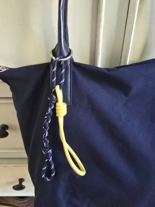 Bolso shopper Pull&Bear azul marino