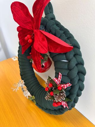 Ghirlanda Lana Marshmallow Made in Italy