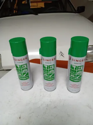 3x Olio Spray Singer Super Oil