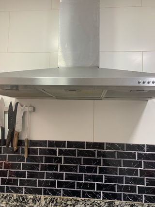 Campana extractora de aluminio