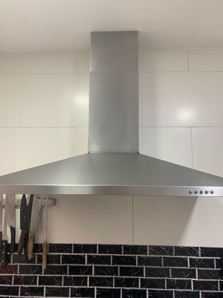 Campana extractora de aluminio