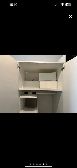 Ropero, Armario blanco de madera