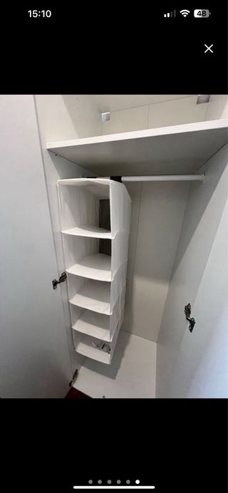 Ropero, Armario blanco de madera