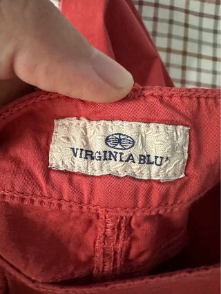 Pantalones rojos Virginia Blu'