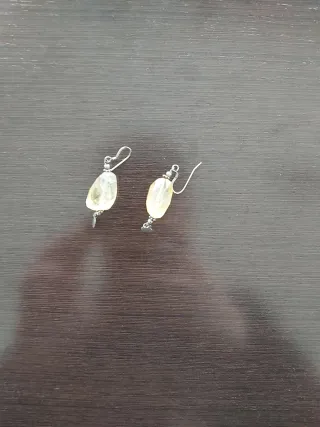 Pendientes Plata y Cuarzo Citrino