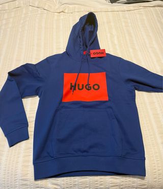 Sudadera Hugo Boss Talla S Azul/Rojo